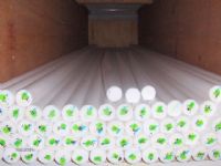 Barra extruida de ptfe virgen